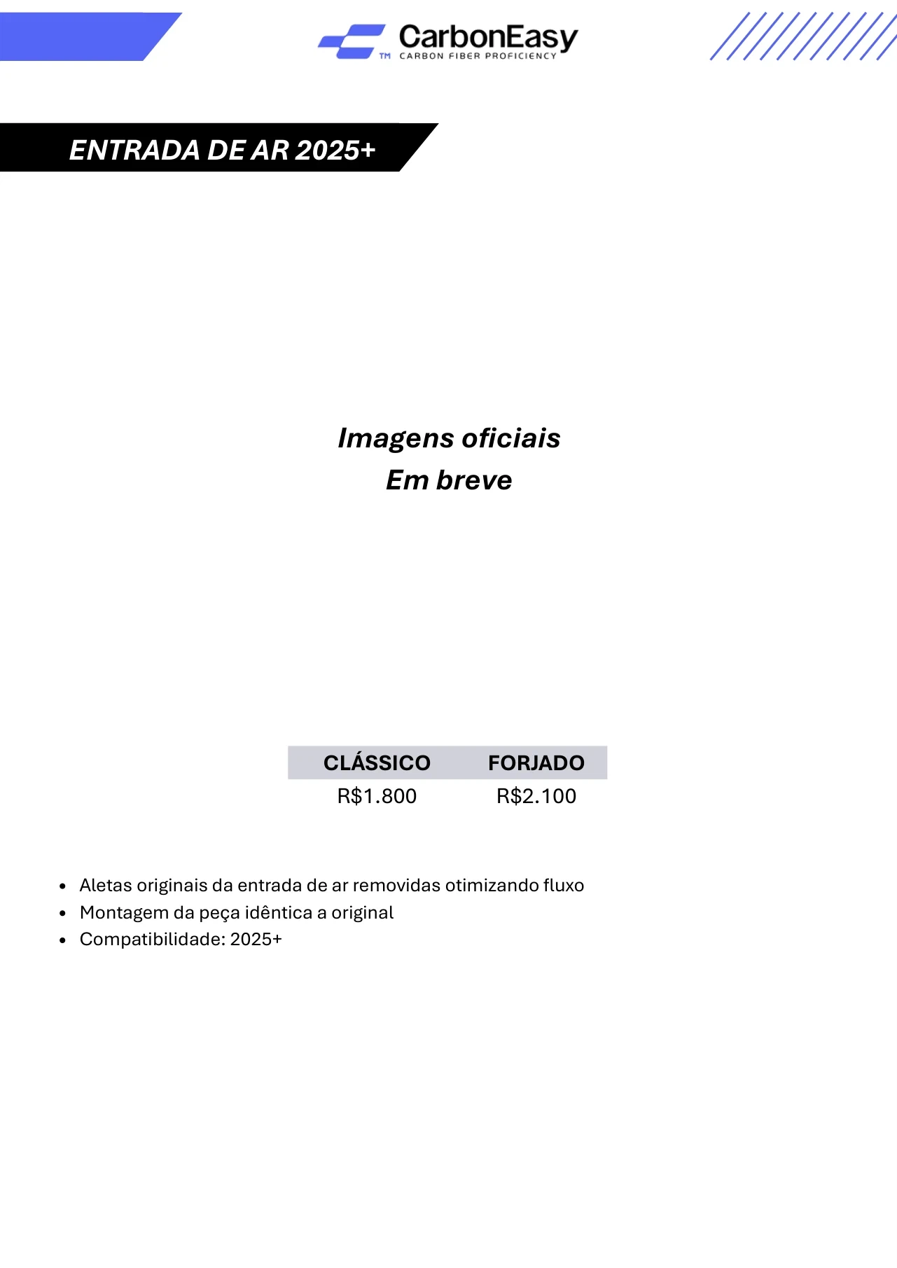 ENTRADA DE AR 2025+